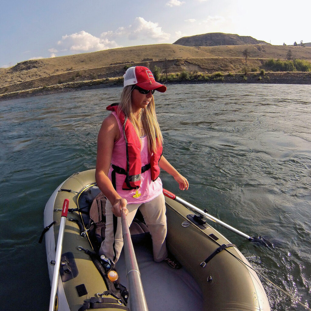 Woman In Inflatable Raft Water Master Kodiak Inflatable Raft - Standard Package - BIG SKY ...